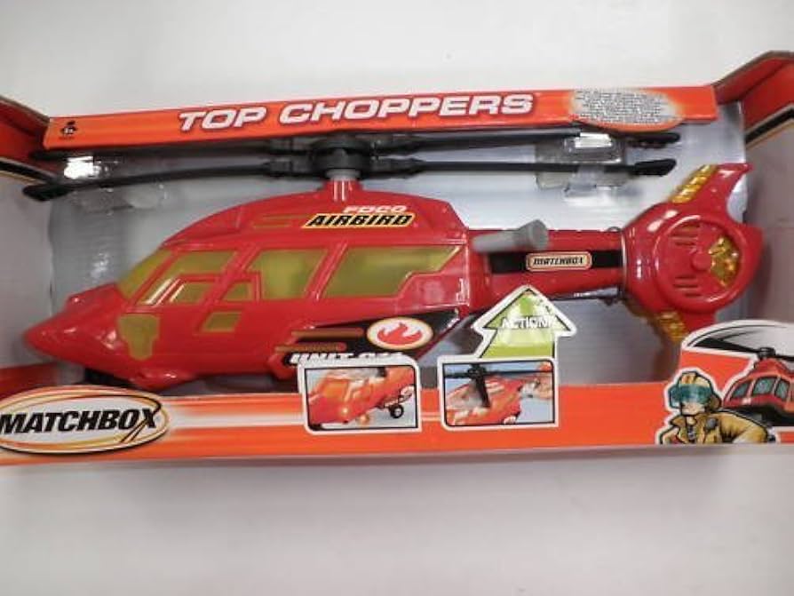 Amazon.com: Matchbox Top Choppers - Airbird Rescue Chopper
